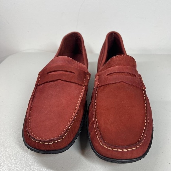 Martin Dingman Loafers Mens 10.5‎ Brick Mike Nubuck Suede Penny Loafer Moccasin main image 5